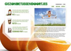 Webpagina design # 20388 voor Gezonde Tussendoortjes wedstrijd