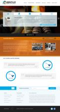 Webpage design # 329663 for New grafic design homepage www.rentair.be contest