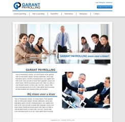 Webpagina design # 185059 voor website Garant payrolling wedstrijd