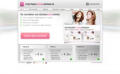 Webpagina design # 1691 voor Starteenwinkel.nl wedstrijd