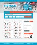 Webpagina design # 333382 voor Coolste en meest pakkende homepage voor een fiets vergelijksite wedstrijd