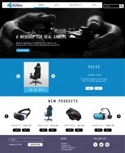 Webpage design # 724833 for Webdesign for online shop contest