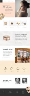 Webpagina design # 854998 voor Ontwerp nieuwe website voor luxe handgemaakte sieraden wedstrijd