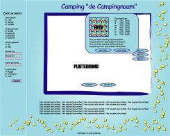 Webpagina design # 467621 voor Webpagina voor campingplattegrond  wedstrijd