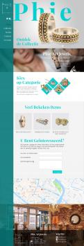 Webpagina design # 852523 voor Ontwerp nieuwe website voor luxe handgemaakte sieraden wedstrijd
