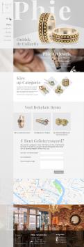 Webpagina design # 852585 voor Ontwerp nieuwe website voor luxe handgemaakte sieraden wedstrijd