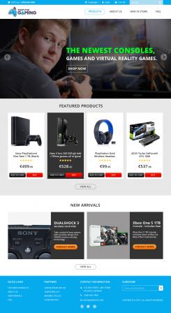 Webpage design # 726342 for Webdesign for online shop contest