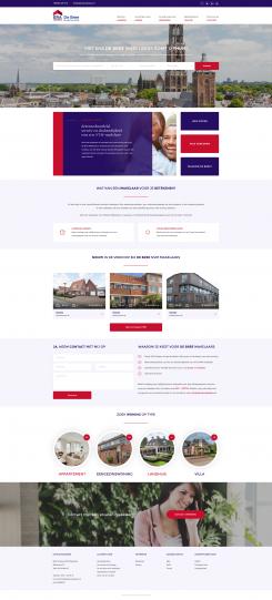 Website design # 594703 voor Creeer een persoonlijk en zakelijke moderne vastgoedwebsite voor De Utrechtse Makelaar. wedstrijd