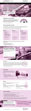 Website design # 759458 voor Nieuwe homepage voor rijbewijs-snel-terug.nl wedstrijd