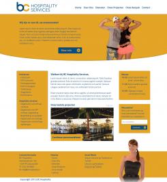 Website design # 240815 voor Webdesign voor het hospitality bedrijf voor nationale en internationale topmerken (hostessen, onthaal, vestiaire, VIP begeleiding, styling,...) wedstrijd