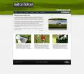 Website design # 121387 for Golf on school contest