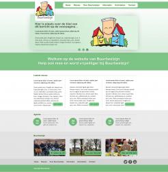 Website design # 298461 voor Ontwerp een vrolijke en kleurrijke website voor een buurt wedstrijd