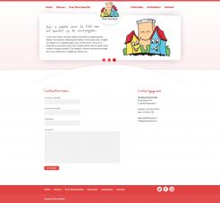 Website design # 299887 voor Ontwerp een vrolijke en kleurrijke website voor een buurt wedstrijd