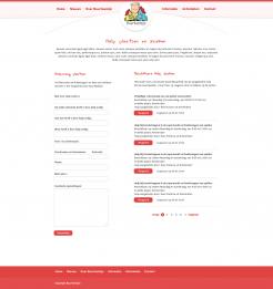 Website design # 300712 voor Ontwerp een vrolijke en kleurrijke website voor een buurt wedstrijd
