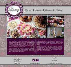 Website design # 152038 voor taartdecoratie barokstijl  wedstrijd