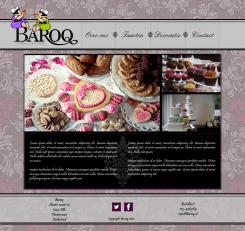 Website design # 152644 voor taartdecoratie barokstijl  wedstrijd