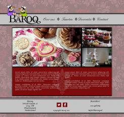 Website design # 152645 voor taartdecoratie barokstijl  wedstrijd