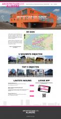 Website design # 493736 voor Digitale Architectuurgids Almere wedstrijd