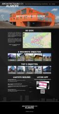 Website design # 493951 voor Digitale Architectuurgids Almere wedstrijd