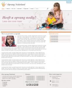 Website design # 83065 voor Mooie vernieuwde website voor Opvang Nederland!!! wedstrijd