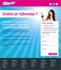 Website design # 16986 voor Nieuw webdesign voor een internet rijschool gericht op het behalen van autorijbewijs B wedstrijd