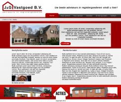 Website design # 63422 voor Ontwerp homepage makelaar - ENKEL HOMEPAGE wedstrijd