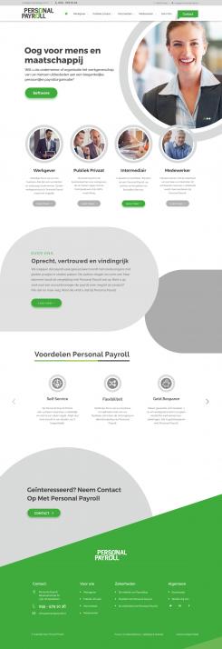 Website design # 950109 voor Redesign van bestaande website payrollorganisatie wedstrijd
