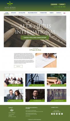 Website design # 1026786 for new web site ALTA JURIS INTERNATIONAL www altajuris com contest