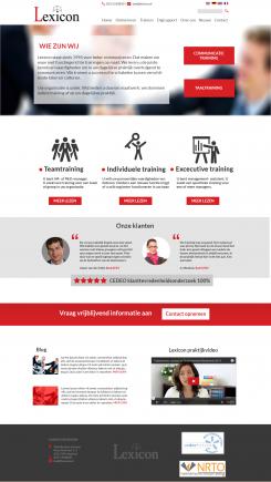 Website design # 477821 voor Ontwerp een nieuwe uitstraling voor onze website wedstrijd