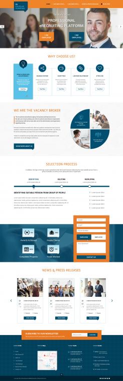 Website design # 897841 voor Frisse website voor een Werving & Selectiebureau wedstrijd