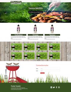 Website design # 475359 voor Website design voor een site voor sauzen  wedstrijd
