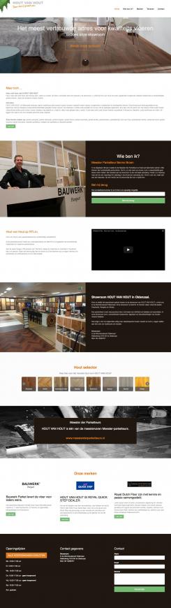 Website design # 588633 voor Hout van Hout wedstrijd