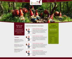 Website design # 110921 voor Wie komt de kabouter in het bos zoeken? wedstrijd