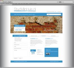 Website design # 15793 voor www.stucmijnhuis.nl wedstrijd