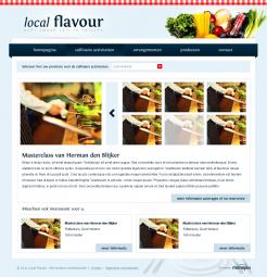 Website design # 17732 voor Smaakvol webdesign voor een culinair evenementenbureau wedstrijd