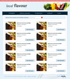 Website design # 17731 voor Smaakvol webdesign voor een culinair evenementenbureau wedstrijd