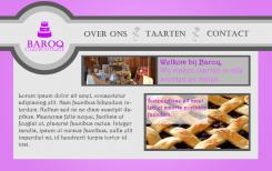 Website design # 152256 voor taartdecoratie barokstijl  wedstrijd