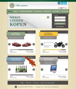 Website design # 156142 for Auction-Experts FDR-auctions contest