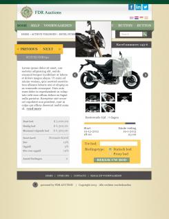 Website design # 156547 for Auction-Experts FDR-auctions contest