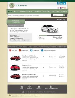 Website design # 159593 for Auction-Experts FDR-auctions contest