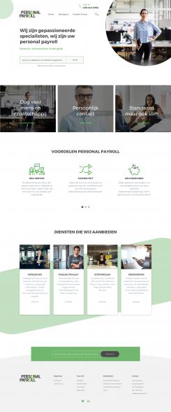 Website design # 947310 for Redesign of an existing website of a payroll company contest