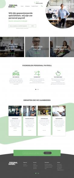 Website design # 950024 for Redesign of an existing website of a payroll company contest