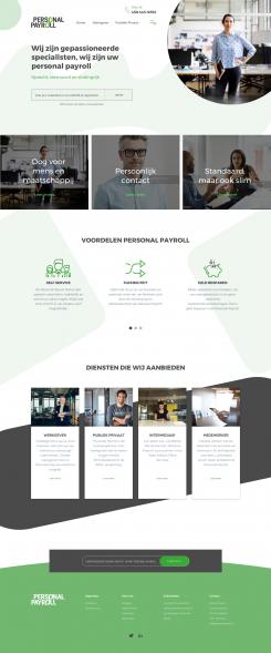 Website design # 950026 for Redesign of an existing website of a payroll company contest