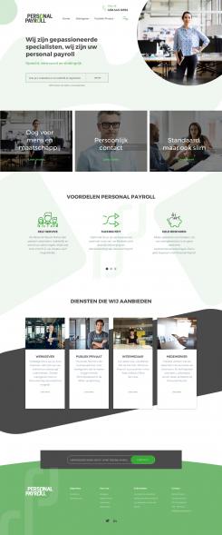 Website design # 953088 for Redesign of an existing website of a payroll company contest