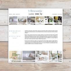 Website design # 238304 voor Website ontwerp met shop en facebookpagina voor onze nieuwe landelijke woonwinkel  wedstrijd