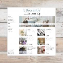 Website design # 239211 voor Website ontwerp met shop en facebookpagina voor onze nieuwe landelijke woonwinkel  wedstrijd