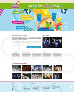 Website design # 383375 for Let the Kids Dance, MijnEersteDisco.nl (MyFirstDisco.nl) contest