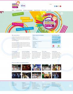 Website design # 379975 for Let the Kids Dance, MijnEersteDisco.nl (MyFirstDisco.nl) contest