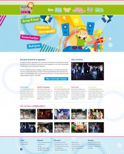 Website design # 380478 for Let the Kids Dance, MijnEersteDisco.nl (MyFirstDisco.nl) contest