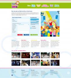 Website design # 380479 for Let the Kids Dance, MijnEersteDisco.nl (MyFirstDisco.nl) contest